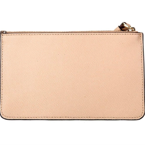 Coach F22705 IMGLD Star Glitter Gold Printed Coated Canvas Corner Zip Wristlet W - Picture 9 of 14